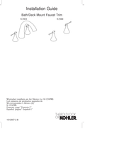 Kohler K-T314 Installation Manual