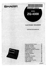 Sharp ZQ-4300 Operation Manual