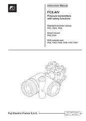 Fuji Electric FCX-AIV Series Instruction Manual