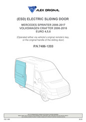 ALEX ORIGINAL 7486-1203 Instruction Manual