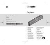 Bosch EasyLevel Original Instructions Manual