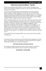 Black Box ServSelect KV124A-PS2 Instruction Manual