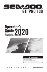 BRP Sea-Doo GTX PRO 130 Operator's Manual