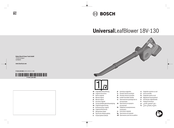 Bosch UniversalLeafBlower 18V-130 Original Instructions Manual