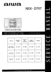 Aiwa NSX-D707 Service Manual