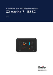 Beijer Electronics X2 marine 7-B2 SC Hardware And Installation Manual
