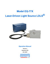 Hamamatsu ENERGETIQ LDLS EQ-77X Operation Manual