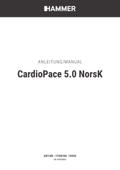 Hammer NorsK CardioPace 5.0 Manual