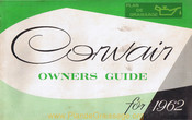 Chevrolet 1962 Corvair Owner's Manual