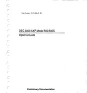 DEC 3000 AXP 500S Options Manual