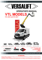 Versalift VTL145-F Operator's Manual
