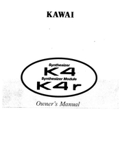 Kawai K4R Owner's Manual