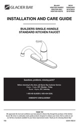 Glacier bay HD67559-0A08D2 Installation And Care Manual