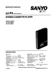 Sanyo JJ-P4 Service Manual