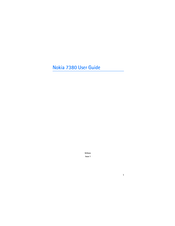 Nokia 7380 User Manual