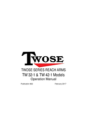 Twose TW 32-1 Operation Manual