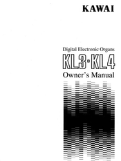 Kawai KL3 Owner's Manual