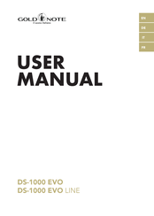 Gold Note DS-1000 EVO User Manual