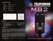 Telefunken Dynamic M82 Quick Start Manual