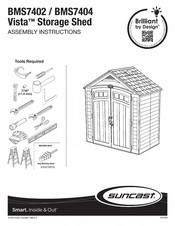 Suncast Vista BMS7402 Assembly Instructions Manual