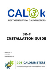 DDS Calorimeters CAL3K-F Installation Manual