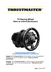 Thrustmaster TX Racing Wheel Manual