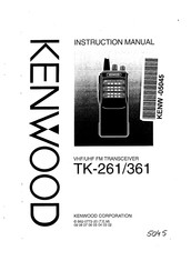 Kenwood TK-261 Instruction Manual