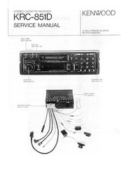 Kenwood KRC-851D Service Manual