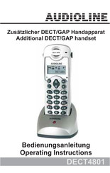AUDIOLINE DECT4801 Operating Instructions Manual