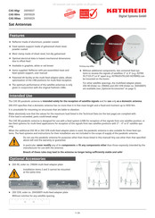 Kathrein 20010027 Manual