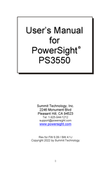 Summit Technology PowerSight PS3550 User Manual