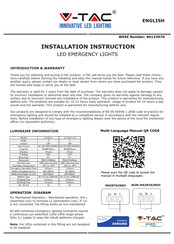 V-TAC VT-523-S Installation Instructions Manual