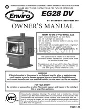 Sherwood Industries Enviro EG28 DV Owner's Manual