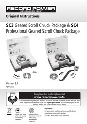 Record Power SC4 Original Instructions Manual