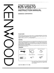 Kenwood KR-V5570 Instruction Manual