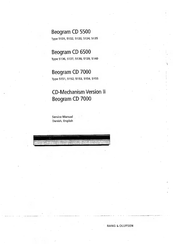 Bang & Olufsen Beogram CD 6500 Service Manual