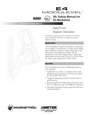 Ametek Magnetrol E4 Modulevel Safety Manual
