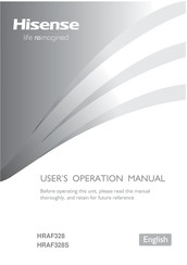 Hisense HRAF328S User's Operation Manual