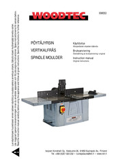 Woodtec XW053 Instruction Manual