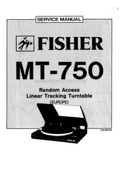 Fisher MT-750 Service Manual
