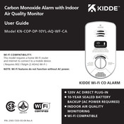 Kidde KN-COP-DP-10YL-AQ-WF-CA User Manual