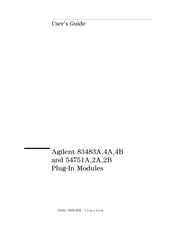 Agilent Technologies 54751A Manual