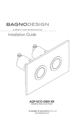 Sanipex BAGNODESIGN AQP-ECO-D801 Series Installation Manual