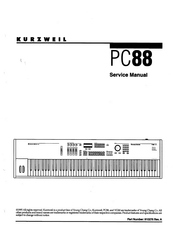 Kurzweil PC88 Service Manual