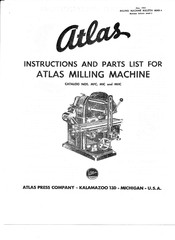 Atlas MHC Instructions And Parts List