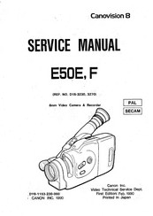 Canon Canovision8 E50E Service Manual