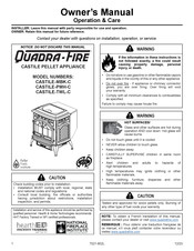 Hearth & Home Quadra-Fire CASTILE-PMH-C Owner's Manual