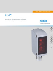 SICK GTE6V Operating Instructions Manual