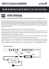 avide ABLS12V5050-60RGBW User Manual