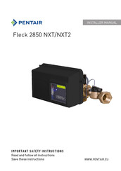 Pentair Fleck 2850 NXT Installer Manual